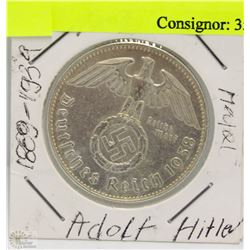 NAZI 1889-1939 ADOLF HITLER MEDAL