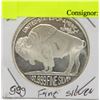 Image 1 : .999 FINE SILVER USA BUFFALO 1-OZ COIN