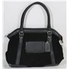 Image 1 : NEW DELLA LEATHER CAMILLE PURSE BLACK RAVEN COLOR