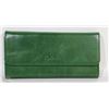 Image 1 : NEW DELLA  LEATHER KAREN WALLET GREEN
