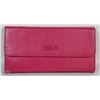 Image 1 : NEW DELLA  LEATHER KAREN WALLET PINK