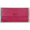 Image 1 : NEW DELLA  LEATHER KAREN WALLET PINK