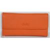 Image 1 : NEW DELLA  LEATHER KAREN WALLET ORANGE
