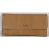 Image 1 : NEW DELLA  LEATHER KAREN WALLET TAN