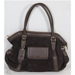 NEW DELLA LEATHER CAMILLE PURSE BROWN COLOR