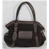 Image 1 : NEW DELLA LEATHER CAMILLE PURSE BROWN COLOR