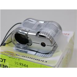 JEWELERS MAGNIFIER 60 POWER WITH LED & UV LIGHTS