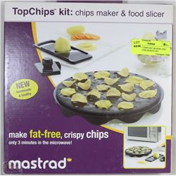NEW TOP CHIPS KIT MAKER AND FOOD SLICER.MAKES FAT