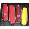 Image 1 : LOT OF 4 SWISS POCKET TOOLS/KNIVES