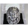 Image 1 : STYLE INDIAN CHIEF SHAPED CARVING RING