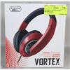 Image 1 : NEW RED VORTEX STEREO HEADPHONES