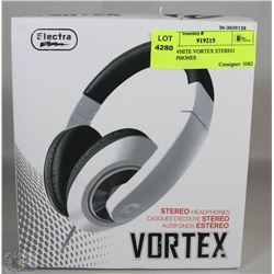 NEW WHITE VORTEX STEREO HEADPHONES