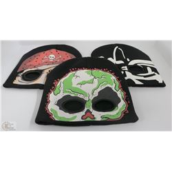 3 PACK OF GLOW IN THE DARK TOQUES