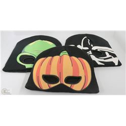 3 PACK OF GLOW IN THE DARK TOQUES