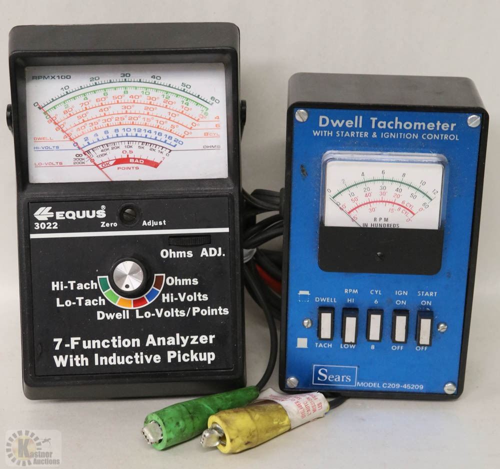 DWELL TACHOMETER WITH STARTER AND IGNITION