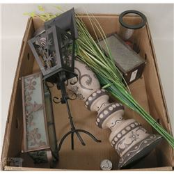 MISCELLANEOUS CANDLE HOLDERS, SOME ARE PARTYLITE