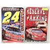 Image 1 : PAIR OF RESERVED PARKING SIGNS "JEFF GORDON"