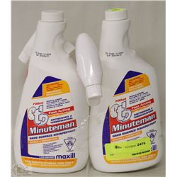 LOT OF 2 MINUTEMAN HARD SURFACE DISINFECTANT