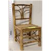 Image 1 : SMALL VINTAGE BAMBOO CHAIR