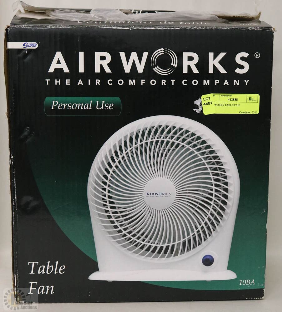 AIRWORKS TABLE FAN