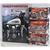 Image 1 : 3 HARLEY DAVIDSON DIE CAST  COLLECTOR BIKES