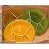 Image 1 : FLAT OF 8PC BELGIUM SNACK PLATES