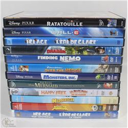 KIDS MOVIES, WALL-E, LITTLE MERMAID, FINDING NEMO…