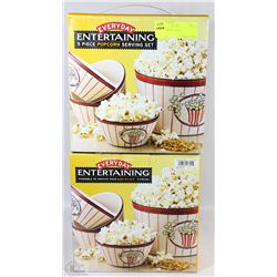 2 POPCORN BOWL SETS