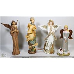 FLAT OF  4  ANGELS INCL VINTAGE AVON
