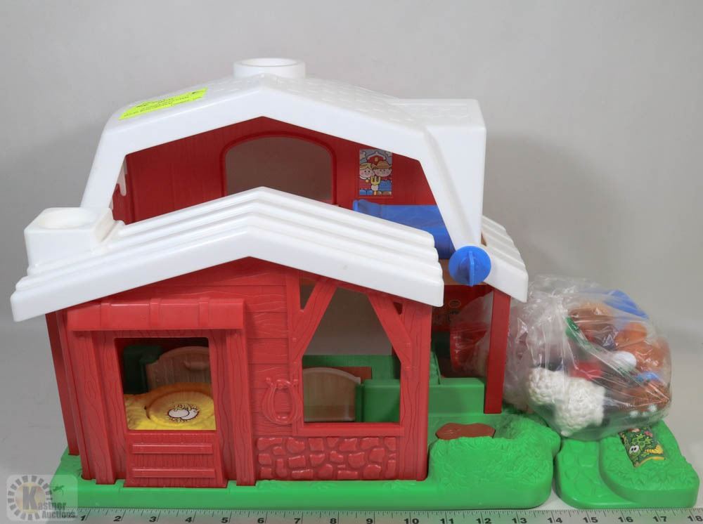 Vintage Fisher Price Farm House With Original