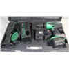 Image 1 : HITACHI 18V DRILL WITH FLASHLIGHT, 2 BATTERIES &