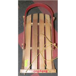 BABY BOB TORPEDO WOOD & METAL SLEIGH