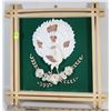 Image 1 : HANDMADE PEACOCK REAL SEA SHELLS PICTURE 12 X 12