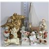 Image 1 : BOX OF ASSORTED CERAMIC ORNAMENTS
