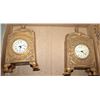 Image 1 : 2 10" MATCHING MANTEL CLOCKS