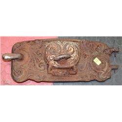 VINTAGE OVEN DOOR CAST IRON 30'S