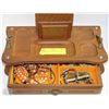 Image 1 : VINTAGE WOOD JEWELLERY BOX