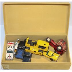 BOX OF METAL DIE CAST CARS