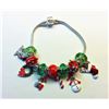 Image 1 : PANDORA STYLE XMAS THEME BRACELET