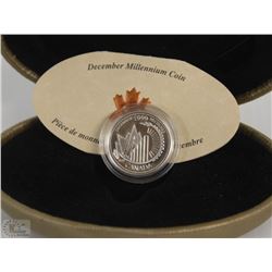 33) RCM 1999 STERLING SILVER PROOF 25 CENT COIN