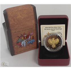 60) RCM 2014 $20 FINE SILVER COIN - THE SEVEN