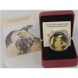 64) RCM $20 FINE SILVER COIN-LEGEND OF