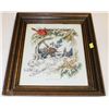 Image 1 : FRAMED "WINTERFROLIC" NEEDLEPOINT