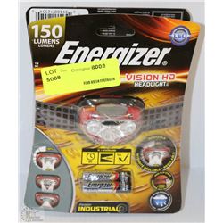 2 PACK ENERGIZER 150 LUMENS HEADLIGHTS W/ BATTERIES
