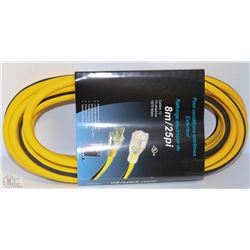 NEW 25' (8M) 12 GAUGE EXTENSION CORD