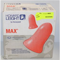 CASE OF HOWARD LEIGHT BY HONEYWELL EAR PLUGS