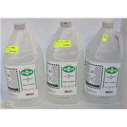 LOT OF 3 4L JUGS OF ALCOHOL ISOPROPYL