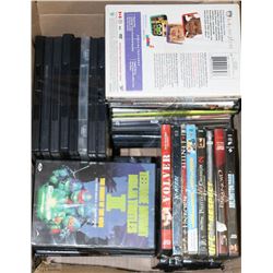 BOX OF ASSORTED DVD MOVIES