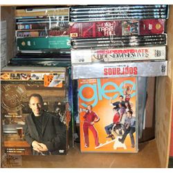 BOX OF ASSORTED DVD TV SERIES