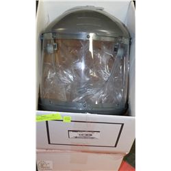 LOT OF 2 NEW FIBERMETAL FULL FACESHIELDS